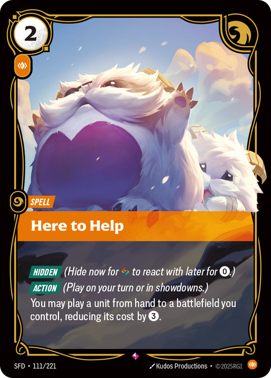 Here to Help - Riftbound TCG Card