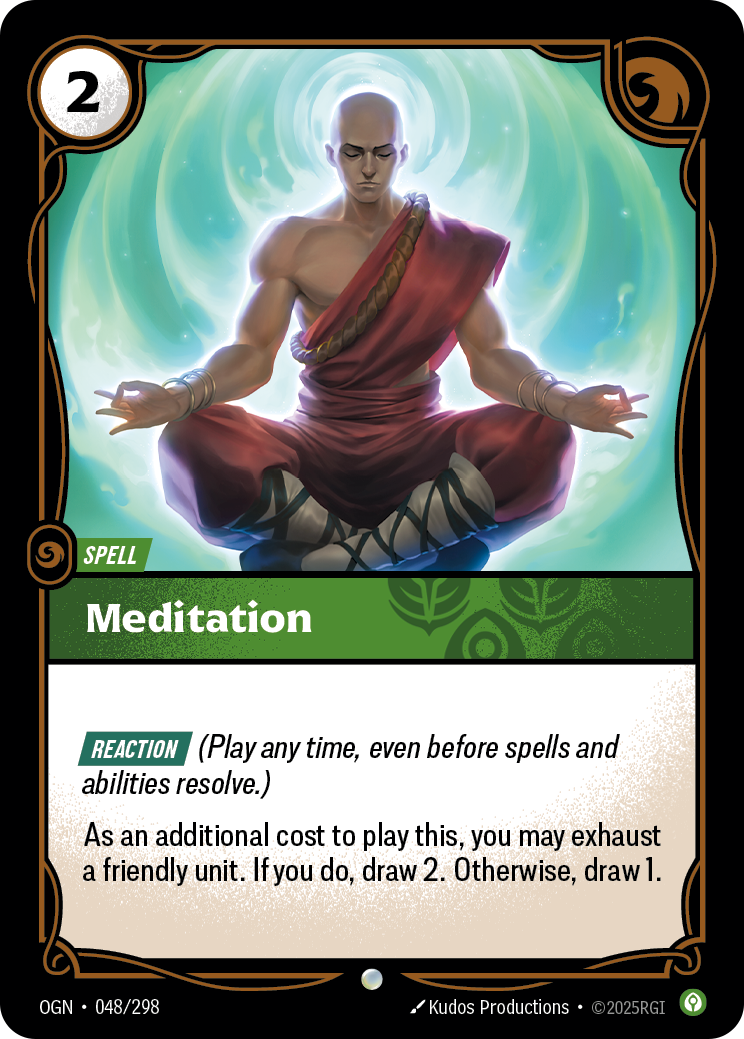 Meditation - Riftbound TCG Card