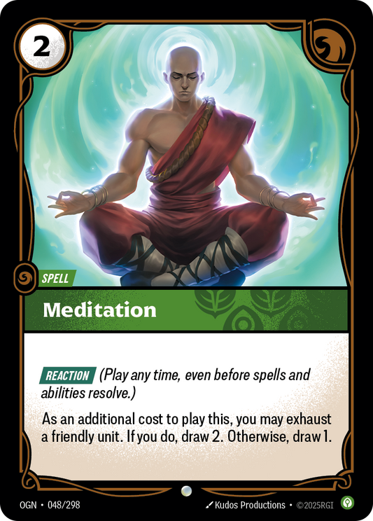 Meditation - Riftbound TCG Card