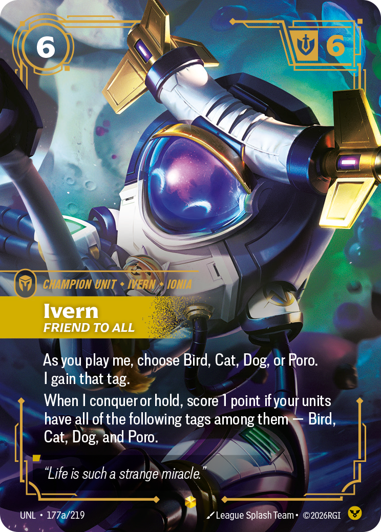 Ivern - Friend to All (Alternate Art) - Riftbound TCG Card