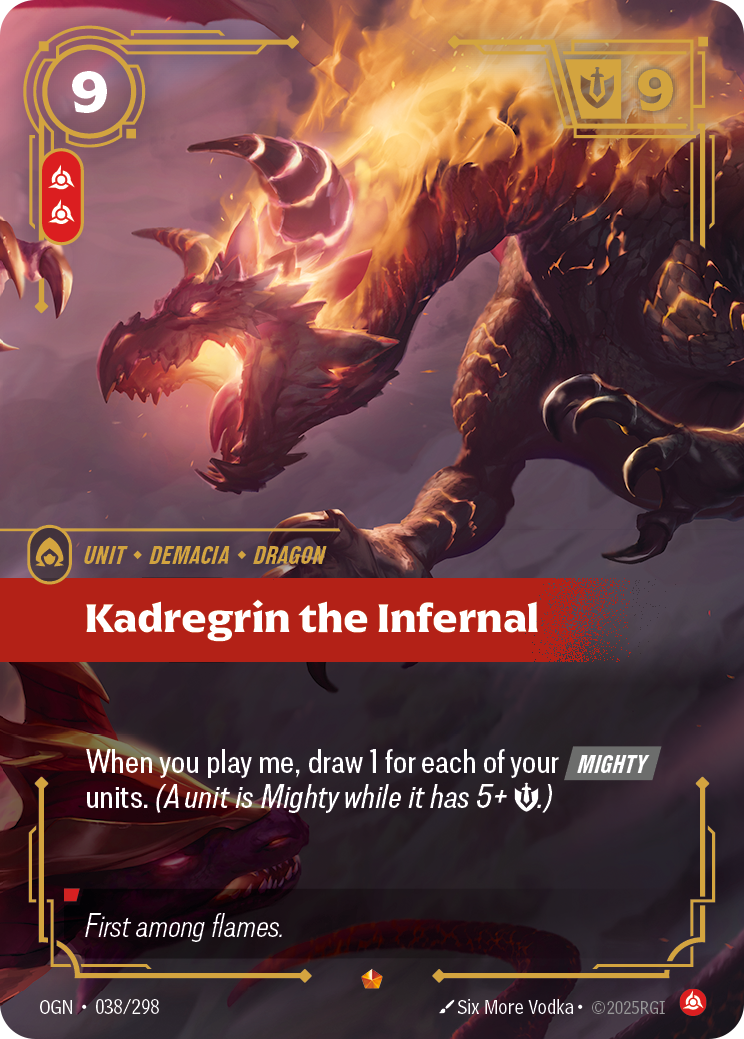 Kadregrin the Infernal - Riftbound TCG Card