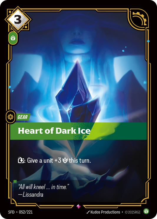 Heart of Dark Ice - Riftbound TCG Card