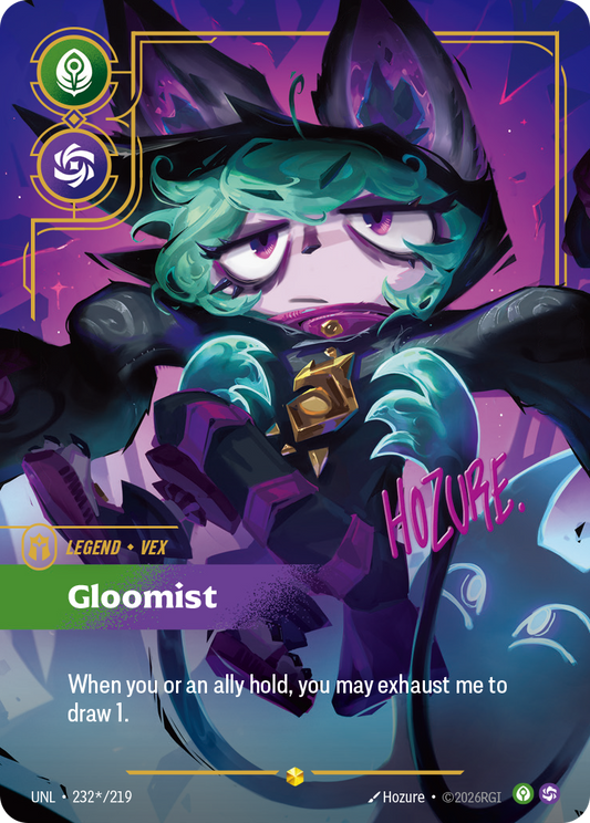 Vex - Gloomist (Signature) - Riftbound TCG Card