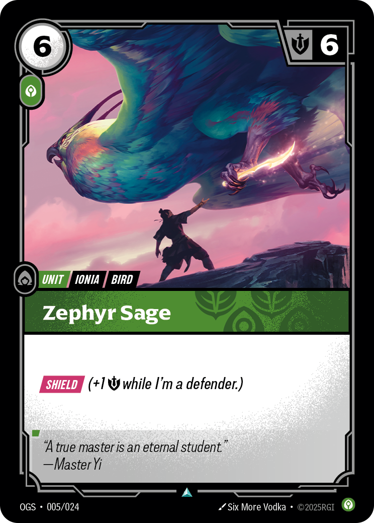 Zephyr Sage - Riftbound TCG Card