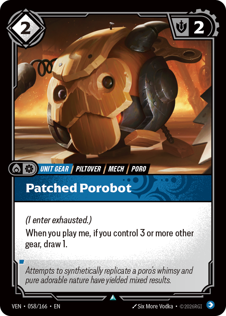 Patched Porobot - Riftbound Vendetta
