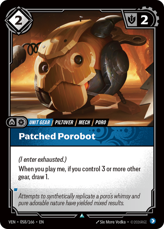 Patched Porobot - Riftbound Vendetta