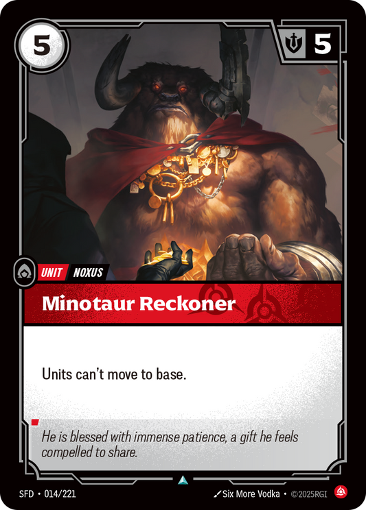Minotaur Reckoner - Riftbound TCG Card