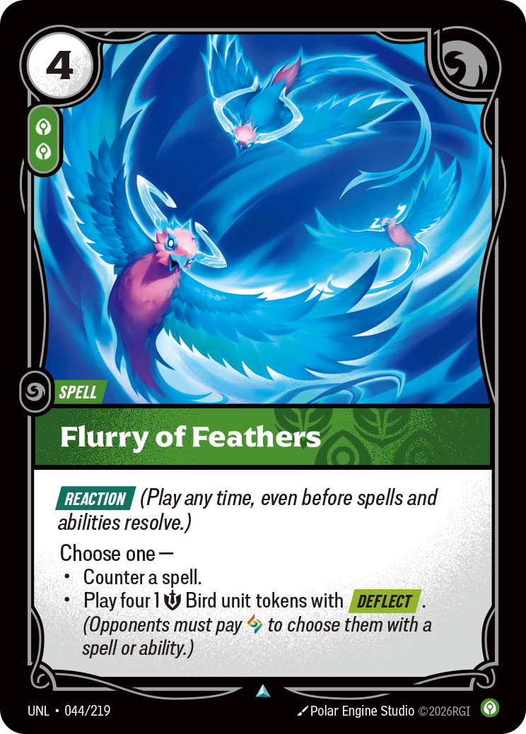 Flurry of Feathers - Riftbound TCG Card