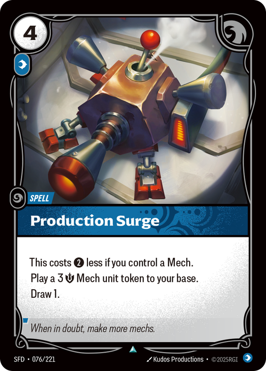 Production Surge - Riftbound TCG Card