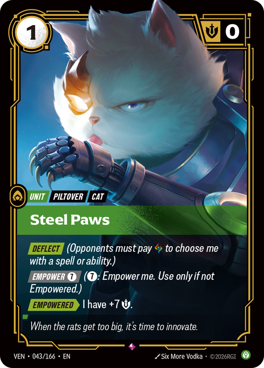 Steel Paws (Foil) - Riftbound Vendetta