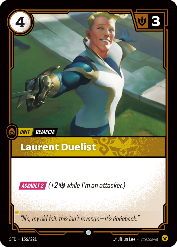 Laurent Duelist - Riftbound TCG Card