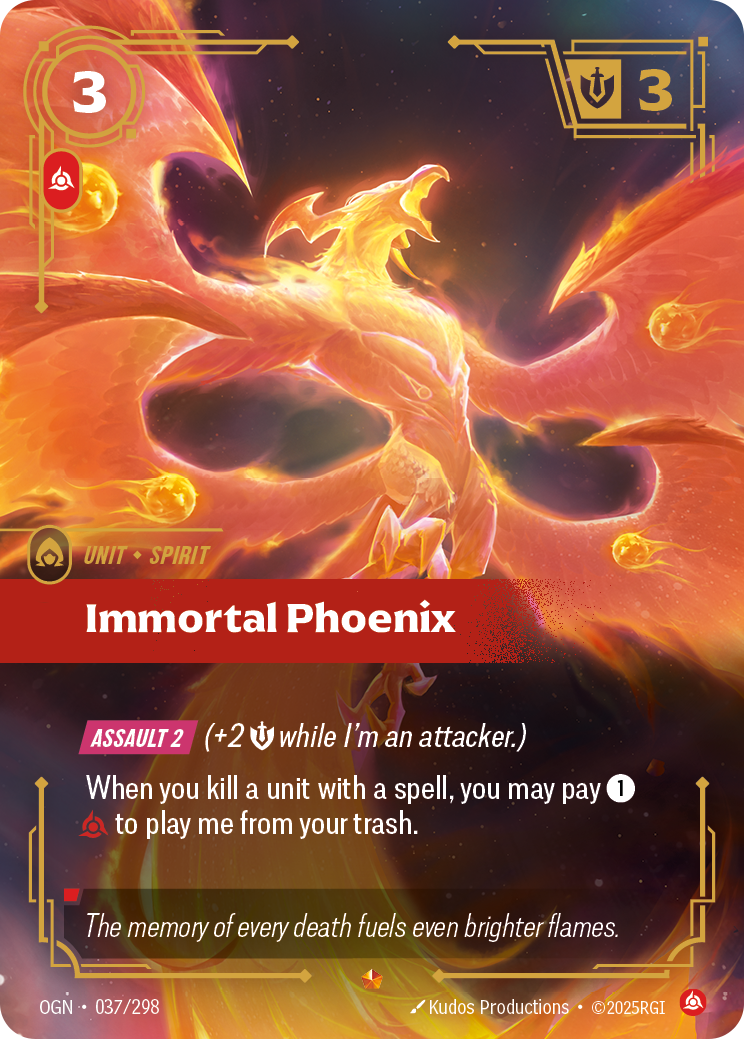 Immortal Phoenix - Riftbound TCG Card