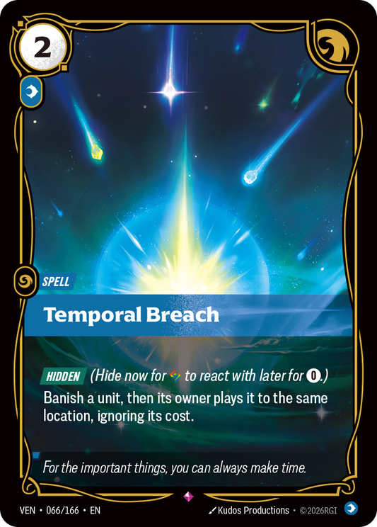 Temporal Breach (Foil) - Riftbound Vendetta