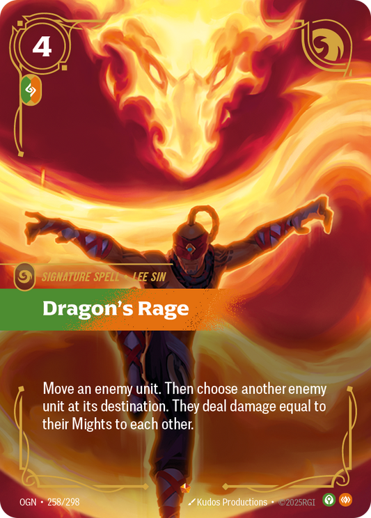 Dragon's Rage - Riftbound TCG Card