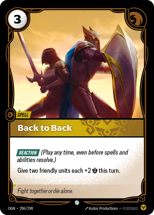 Back to Back - Riftbound TCG Card