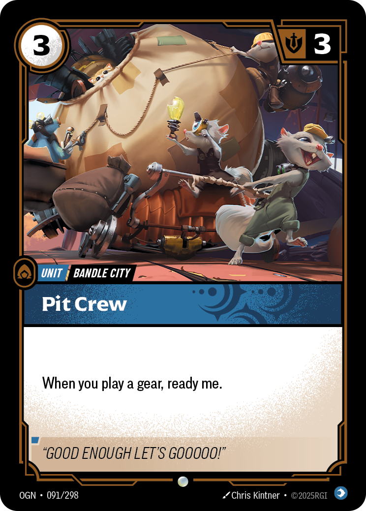 Pit Crew - Riftbound TCG Card