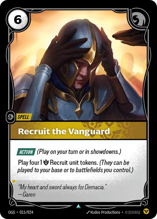 Recruit the Vanguard - Riftbound TCG Card