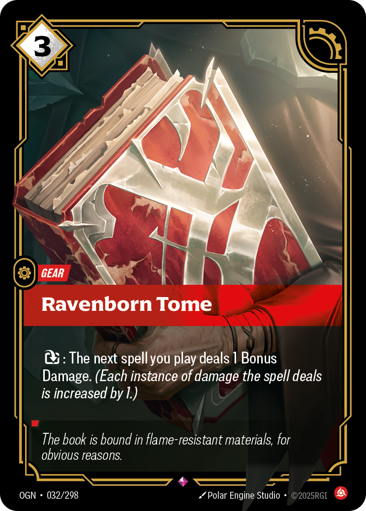 Ravenborn Tome - Riftbound TCG Card