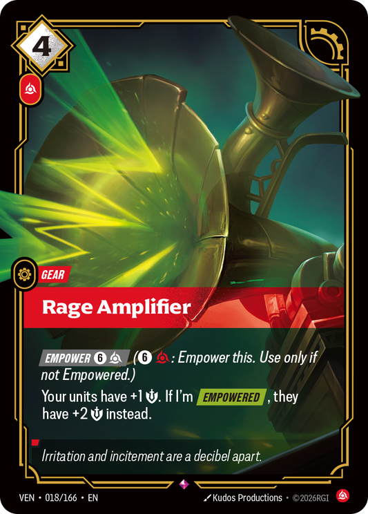 Rage Amplifier (Foil) - Riftbound Vendetta