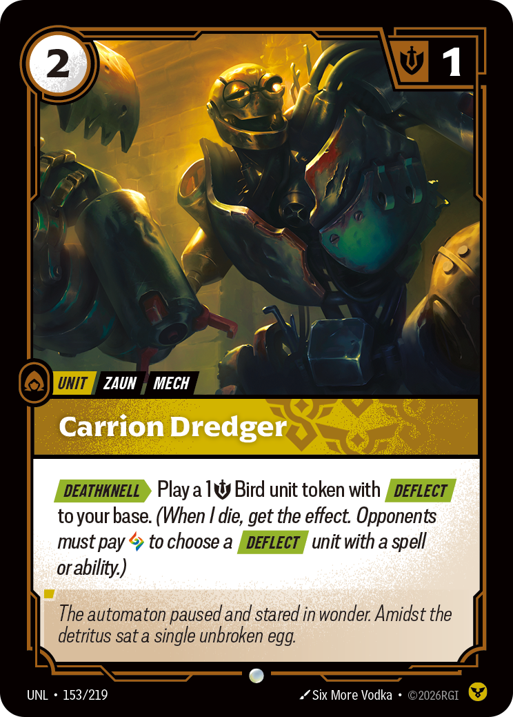 Carrion Dredger - Riftbound TCG Card
