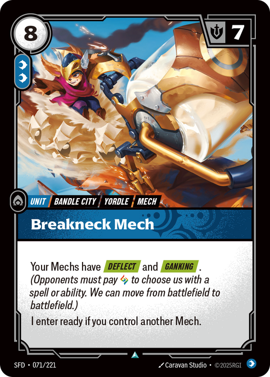 Breakneck Mech - Riftbound TCG Card