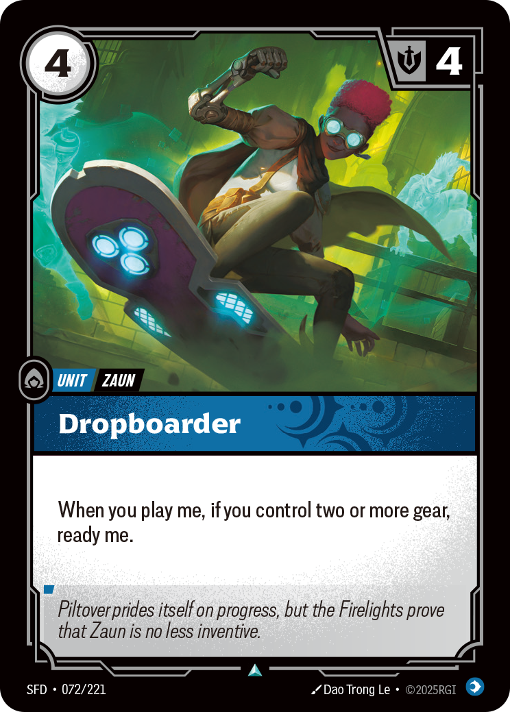 Dropboarder - Riftbound TCG Card