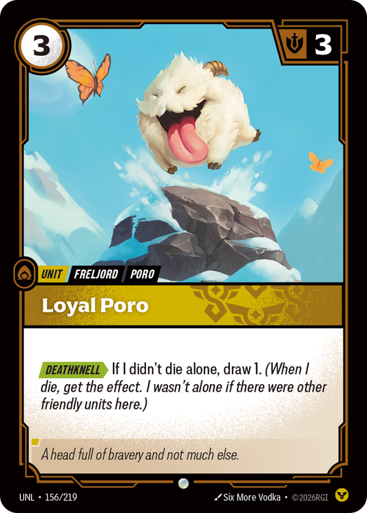 Loyal Poro - Riftbound TCG Card