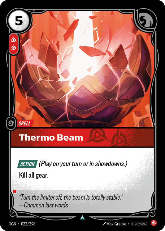 Thermo Beam - Riftbound TCG Card