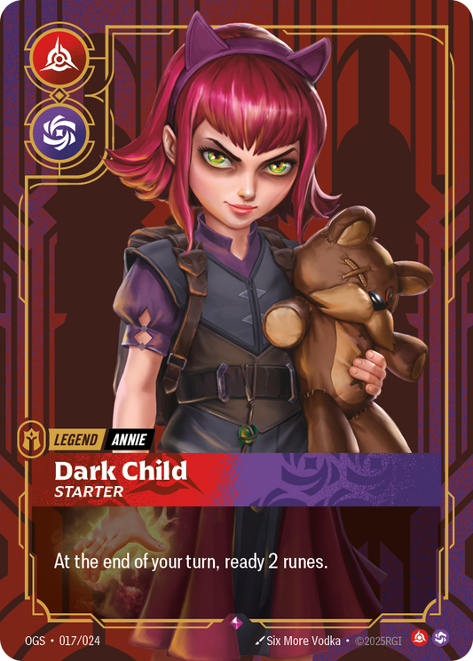 Annie - Dark Child (Starter) - Riftbound TCG Card