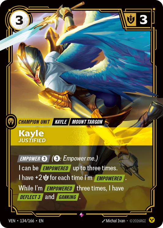 Kayle, Justified (Foil) - Riftbound Vendetta