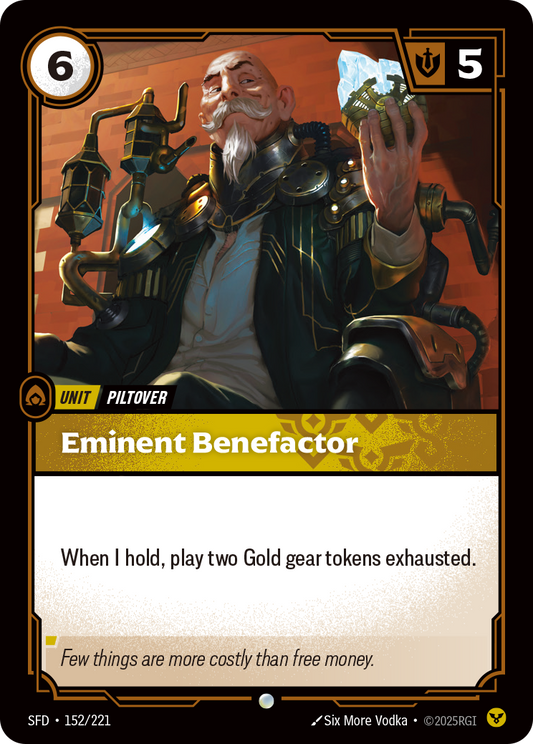Eminent Benefactor - Riftbound TCG Card