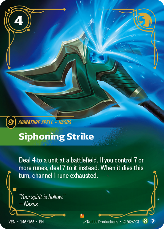 Siphoning Strike (Foil) - Riftbound Vendetta