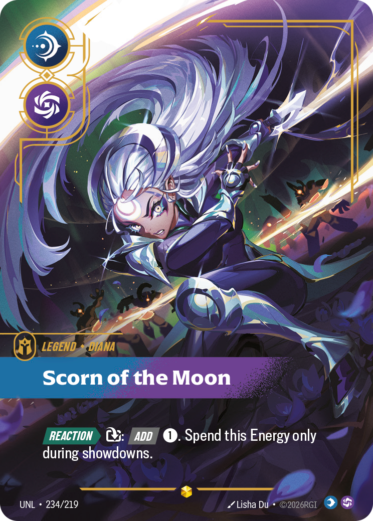 Diana - Scorn of the Moon (Overnumbered) - Riftbound TCG Card