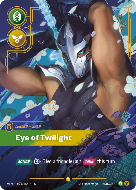 Shen - Eye of Twilight (Overnumbered) (Foil) - Riftbound Vendetta