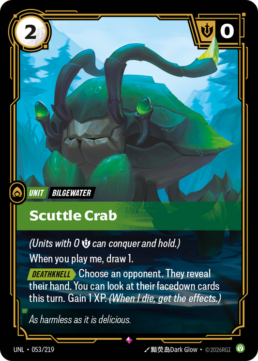Scuttle Crab - Riftbound TCG Card