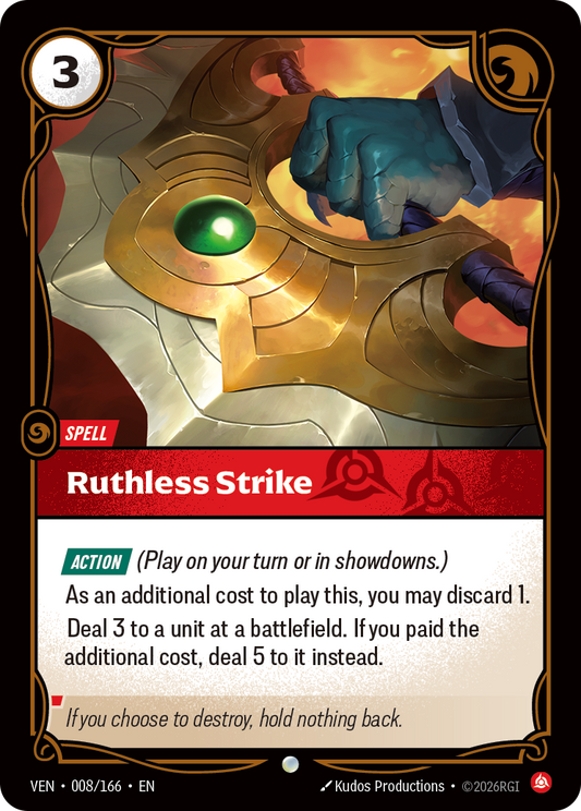 Ruthless Strike - Riftbound Vendetta