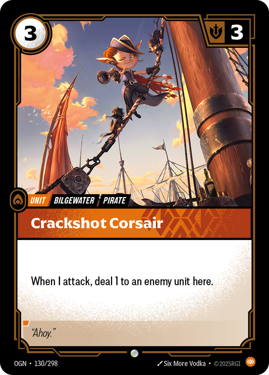 Crackshot Corsair - Riftbound TCG Card