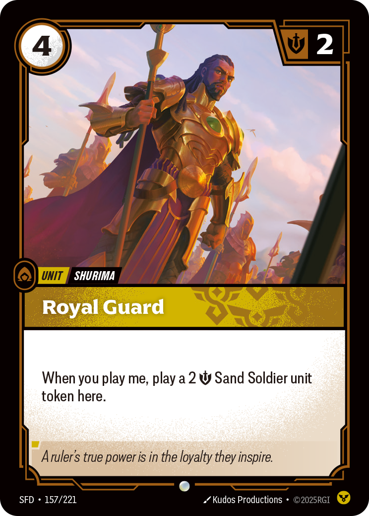 Royal Guard - Riftbound TCG Card