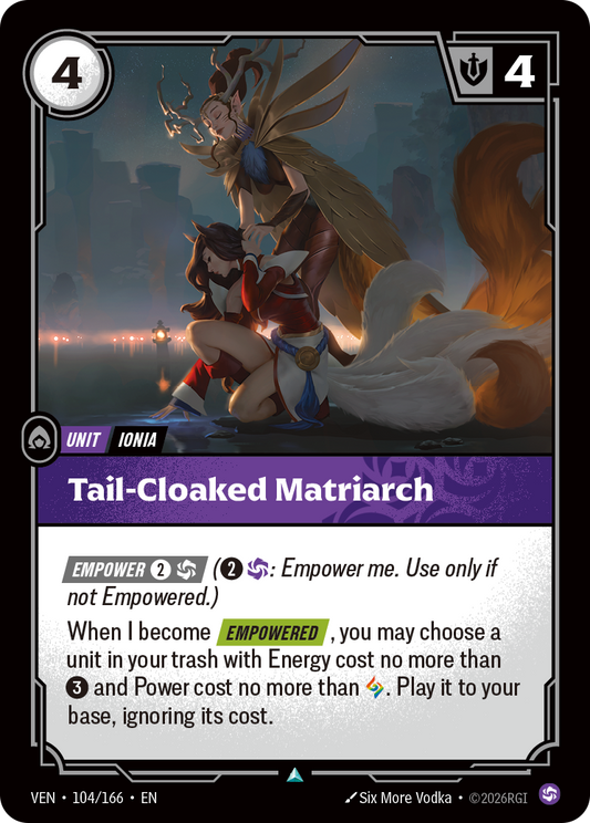 Tail-Cloaked Matriarch - Riftbound Vendetta