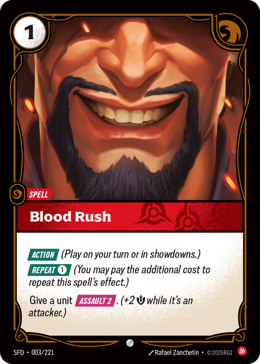 Blood Rush - Riftbound TCG Card