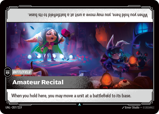Amateur Recital - Riftbound TCG Card