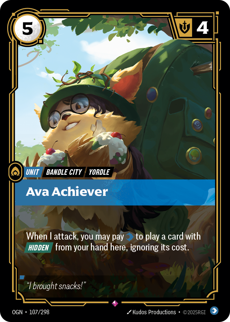 Ava Achiever - Riftbound TCG Card
