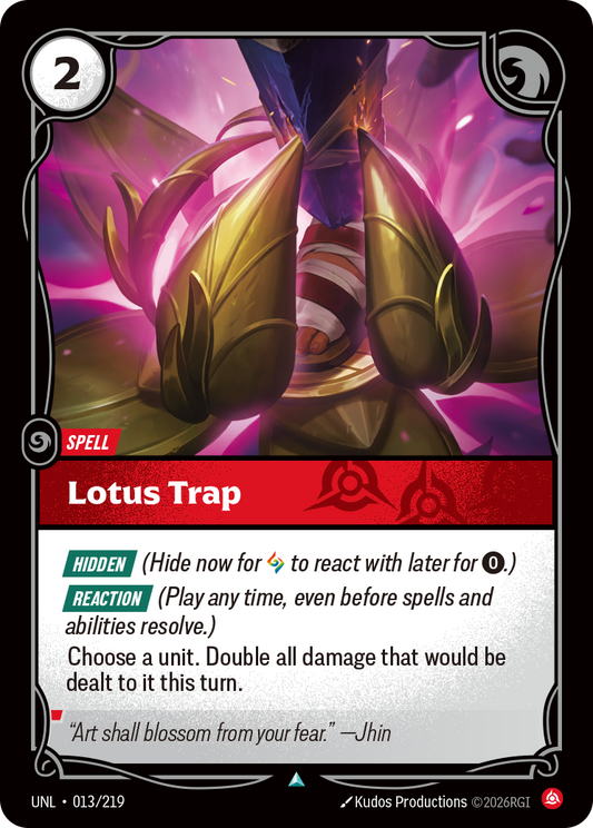 Lotus Trap - Riftbound TCG Card