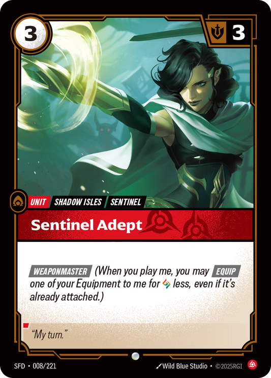 Sentinel Adept - Riftbound TCG Card