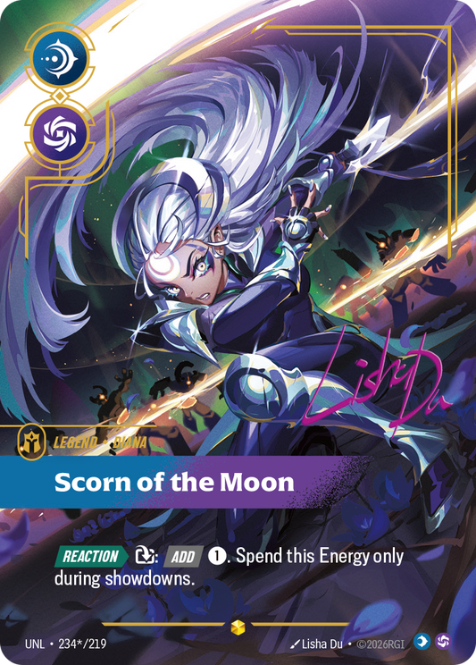 Diana - Scorn of the Moon (Signature) - Riftbound TCG Card