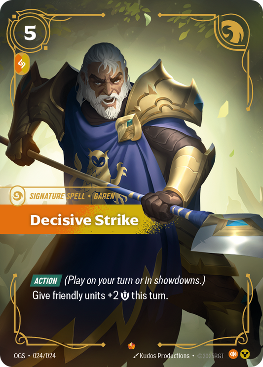 Decisive Strike - Riftbound TCG Card