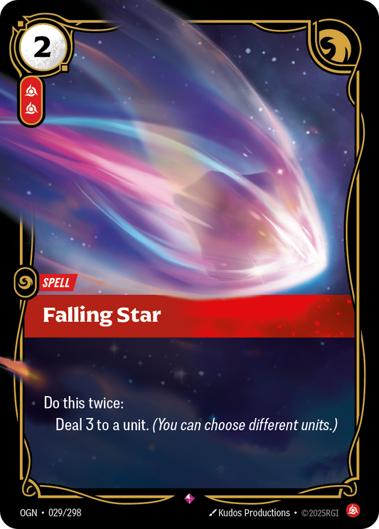 Falling Star - Riftbound TCG Card