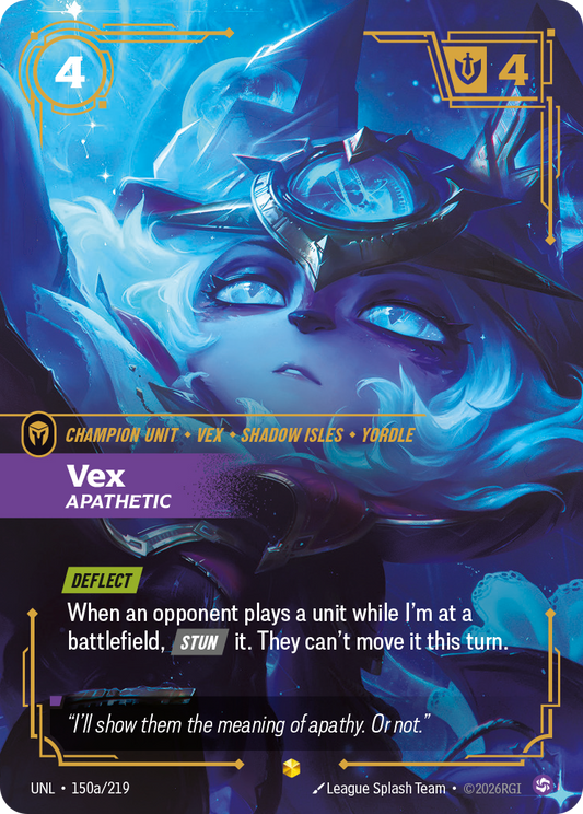 Vex - Apathetic (Alternate Art) - Riftbound TCG Card