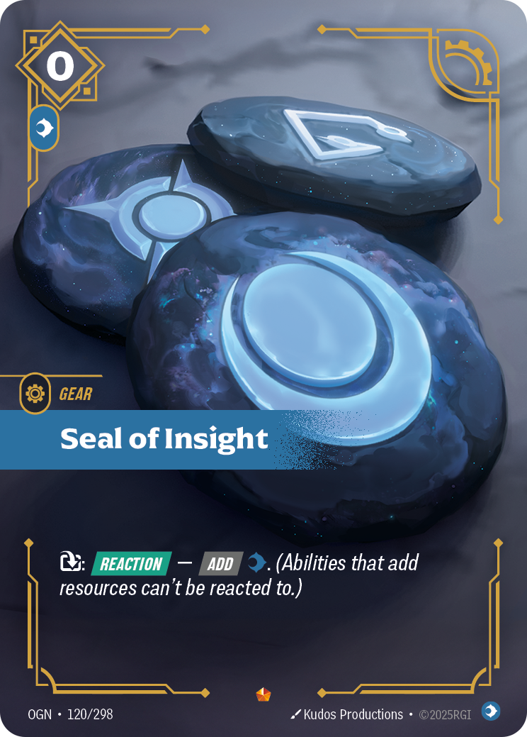 Seal of Insight - Riftbound TCG Card