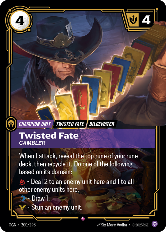 Twisted Fate - Gambler - Riftbound TCG Card